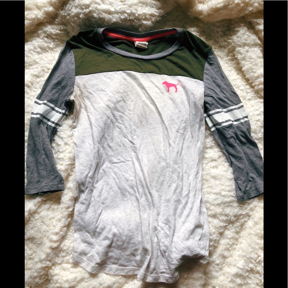 3/4 sleeve PINK top